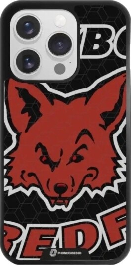 Phonecases3D iPhone 15 Pro Pixbo IBK 3D mobildeksel, svart