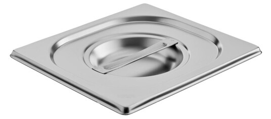 VEGA Kantinelokk, Rustfritt Premium uten hull, GN 1/9; Størrelse GN 1/9; Sølvfarge; Rektangulær