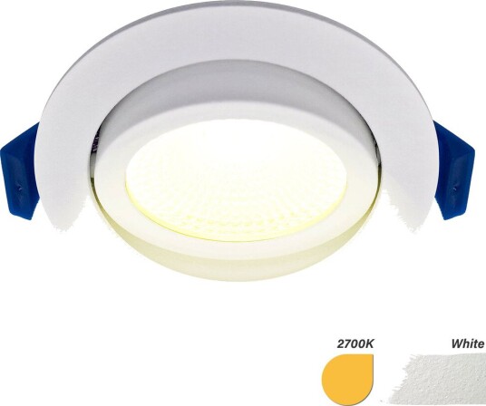 EcoDim ED-10028 LED-downlight Ø75 mm 2700K hvit