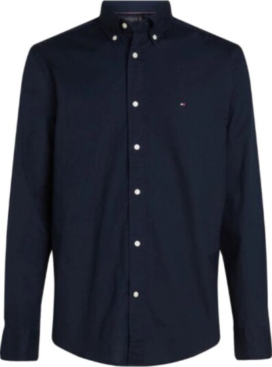 Tommy Hilfiger Flex Flannel Solid Rf Shirt Navy XL