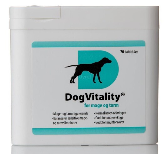 Improwin Dogvitality Kosttilskudd Mage Og Tarm 70 Tabl. Improwin Dogvitality Kosttilskudd Mage Og Tarm 70 Tabl.