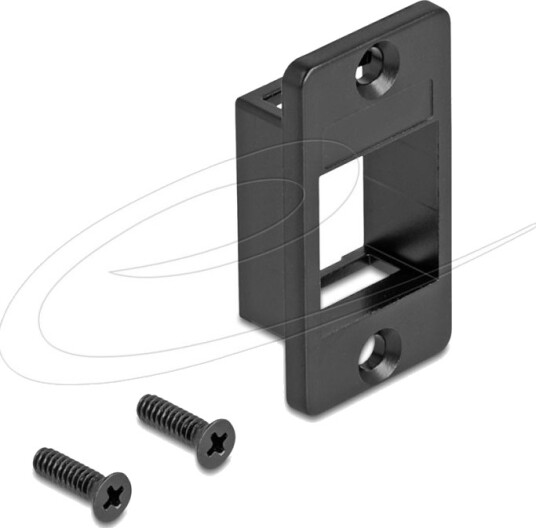 Delock Keystone-Holder For Konisk Hus Svart