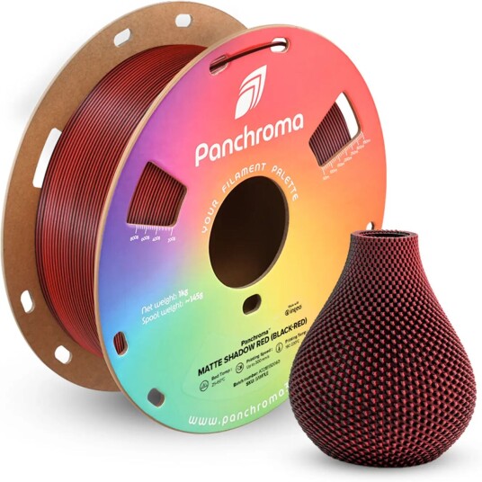Polymaker Panchroma Dual Matte Pla Shadow Red Polymaker Panchroma Dual Matte Pla Shadow Red