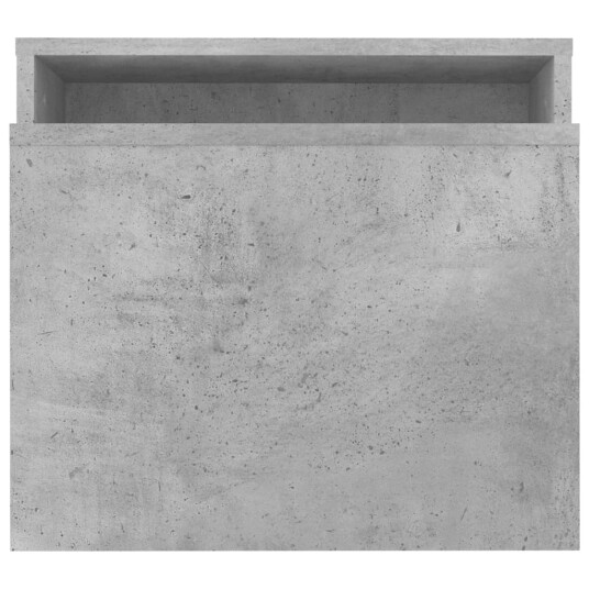 vidaXL Salongbordsett betonggrå 100x48x40 cm sponplate vidaXL Salongbordsett betonggrå 100x48x40 cm sponplate