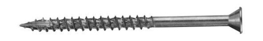 FIXX 472674 Gulv- og listskrue 3,9 mm, FZB, TX15 41 mm, 250-pakning