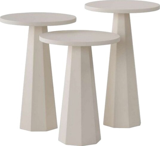 Miu Settbord 35 cm - Hvit