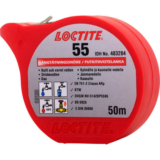 LOCTITE 55 GJENGETETTINGSSNØRE, 24X50M
