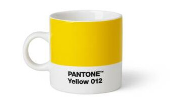 Copenhagen Design  PANTONE espressokopp med hank 12 cl gul