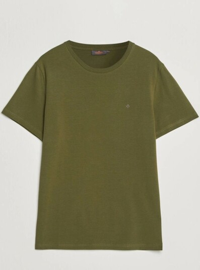 Morris James Crew Neck T Shirt Olive