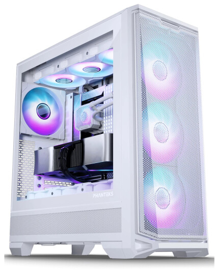 Phanteks Eclipse G400A Mid Tower Gaming Kabinett med D-RGB Vifter - Matt Hvit Phanteks Eclipse G400A Mid Tower Gaming Kabinett med D-RGB Vifter - Matt Hvit