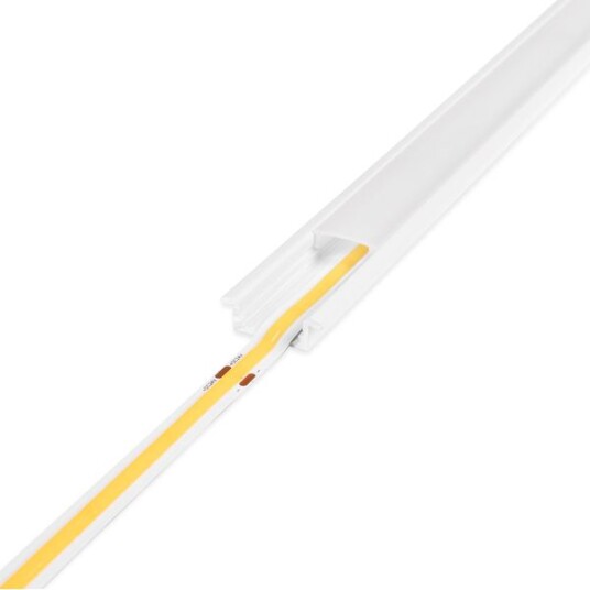 Aluminiumsprofil for LED stripe AGGE Recessed innfelt Hvit 100 cm Aluminiumsprofil for LED stripe AGGE Recessed innfelt Hvit 100 cm