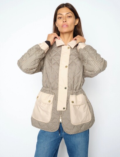 MOS MOSH Mmanna Rye Check Jacket Khaki green XS MOS MOSH Mmanna Rye Check Jacket Khaki green XS