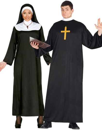 Fiestas Guirca Parkostyme Nonne og Prest