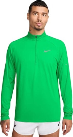 Nike Dri FIT Stride Half Zip Herre Green Spark/Reflective Silver M