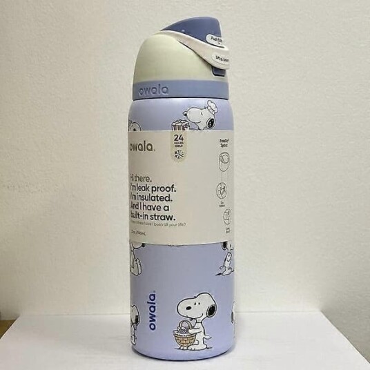 Termokopp Ny Owala Snoopy Eksklusiv 24/32oz Gave i Eske Blå