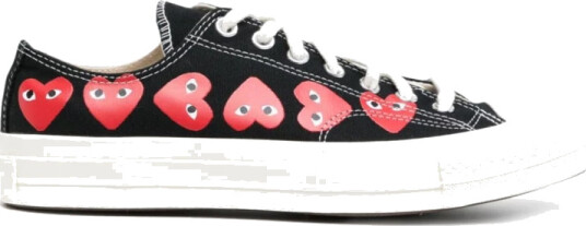 Comme des Garçons Play Herre Sko Svart 38 EU, Comme des Garçons Play Herre Sko Svart 38 EU,