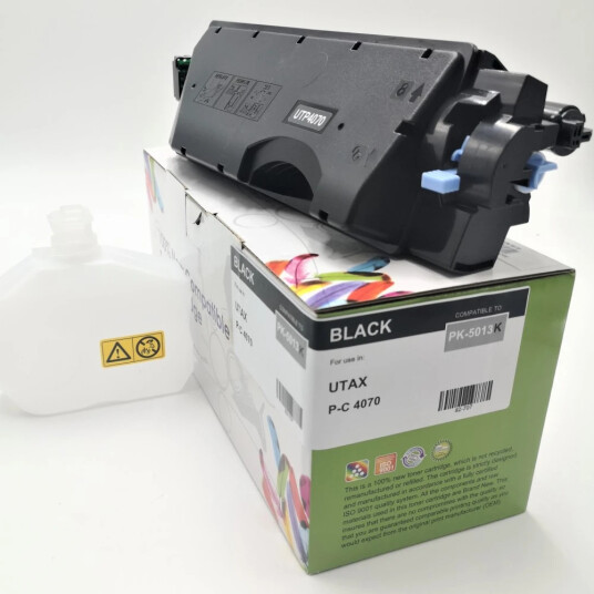 TB Toner Sort (16.000 sider) erstatter Utax 1T02NT0UT0/PK-5013K TB Premium toner