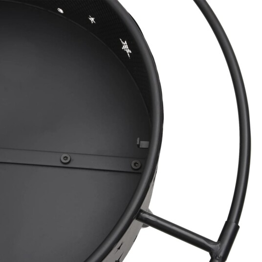 vidaXL Bålfat med ildrake 70 cm XXL stål vidaXL Bålfat med ildrake 70 cm XXL stål