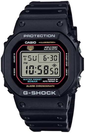 Casio Herreklokke DW-5600RL-1ER G-Shock LCD/Resinplast