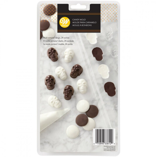 Wilton Konfektform i Plast Minihodeskaller | Slikkepott.No Wilton Konfektform i Plast Minihodeskaller | Slikkepott.No