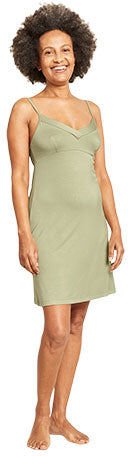 Boody Goodnight Slip Sleep Dress Sage   Str. Xl