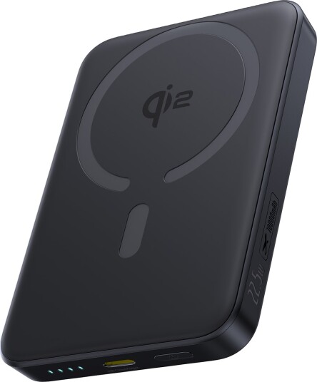 Baseus EnerFill FM12 10 000 mAh Qi2 MagSafe Powerbank med USB-C-kabel Svart Baseus EnerFill FM12 10 000 mAh Qi2 MagSafe Powerbank med USB-C-kabel Svart