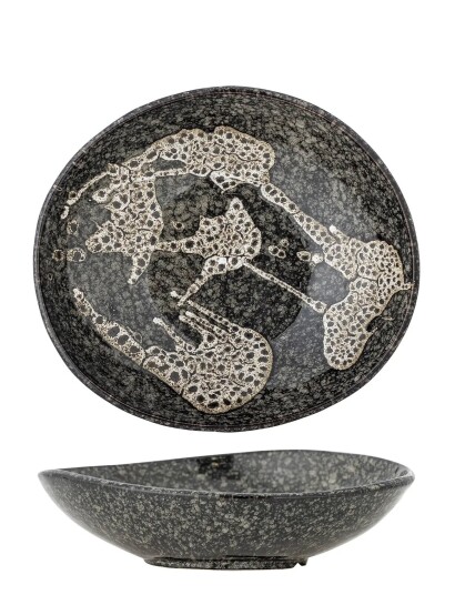 Bloomingville Sway Bowl   Grey   Ø 24 CM