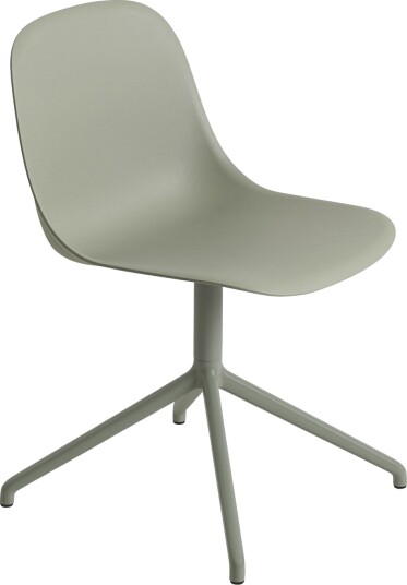Muuto Fiber Spisestol med Svingbar Base Grønn