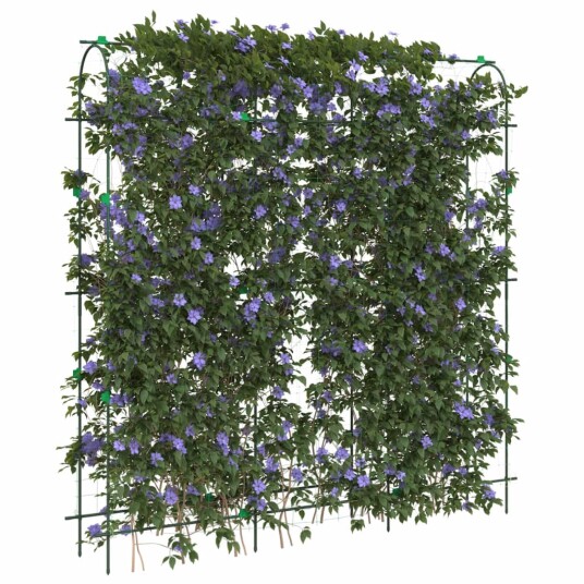 Hageespalier for klatreplanter 2 stk U-ramme stål Hageespalier for klatreplanter 2 stk U-ramme stål