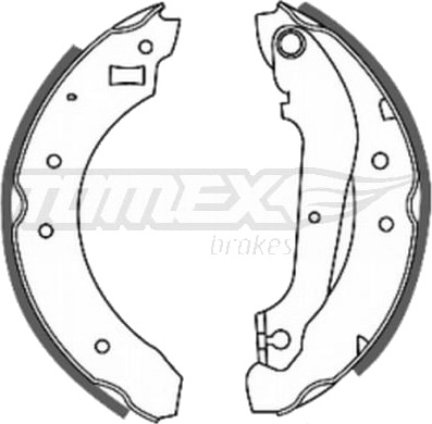 Bremsesko sett TOMEX Brakes TX 20 21
