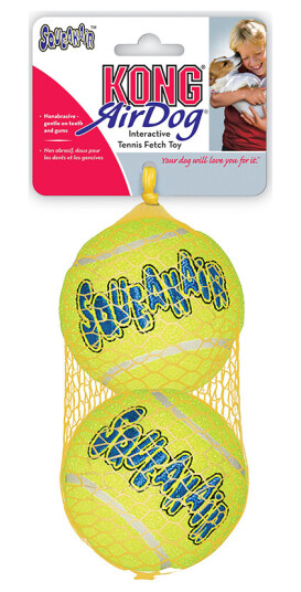 Kong Airdog Squeakair Tennisball Hundeleke Large 1 Stk Kong Airdog Squeakair Tennisball Hundeleke Large 1 Stk