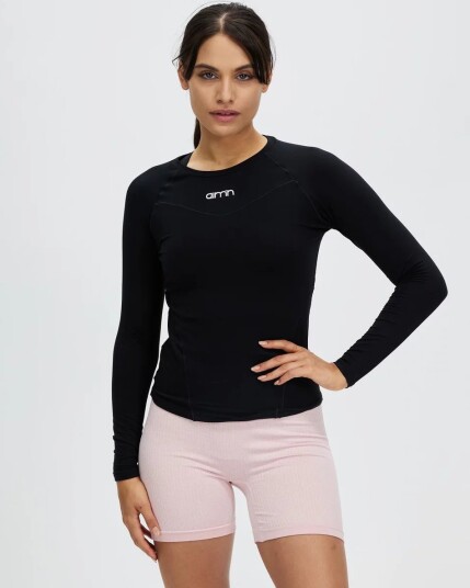 Aim’n Black Soft Basic Long Sleeve - XL