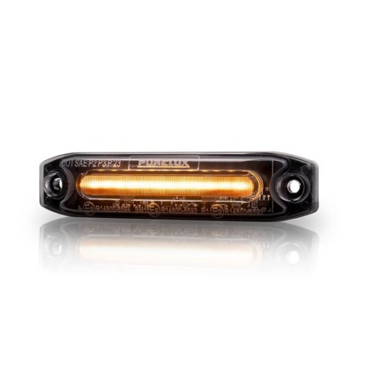 Posisjonslys Purelux Spectre 12X Dark   12/24V / 6W / 102 mm Oransje