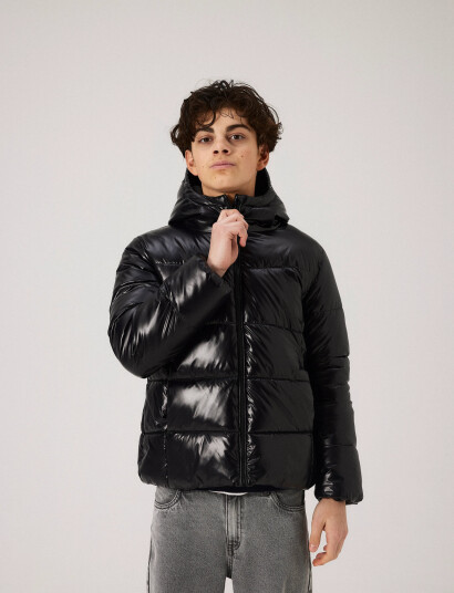 LMTD Nlnmayer Puffer Jacket Noos Black 122-128 LMTD Nlnmayer Puffer Jacket Noos Black 122-128