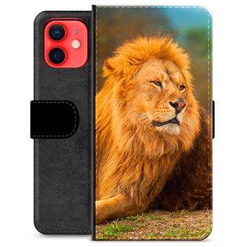 iPhone 12 mini Premium Lommebok-deksel Løve
