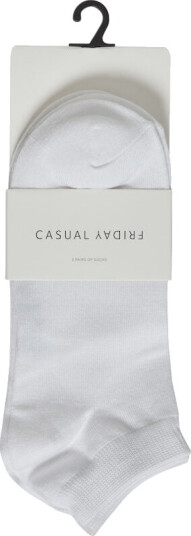 CASUAL FRIDAY NOE BAMBOO 3 PACK LOW SOCK Bright White   White / ONE