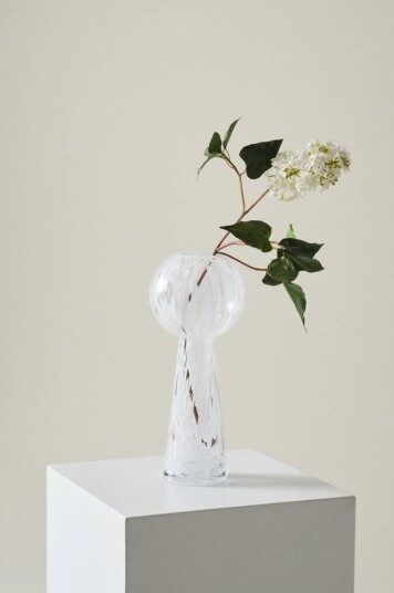 Jotex PRISSE glassvase Glass/hvit 1715688-03-31 1713010-01-0