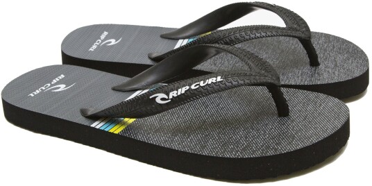 Rip Curl Kids Art Flip Flop Black/White 30