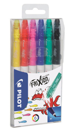 Pilot Frixion Viskbare tusjer 6 stk.