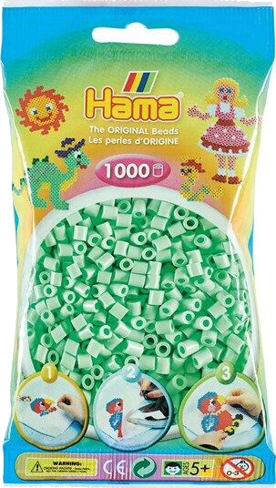 Hama Iron on Beads Pastel Mint 98 1000pcs.