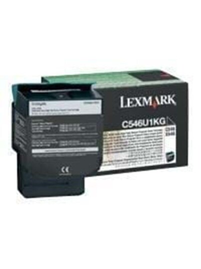 Lexmark C546U1KG Toner Black - Laser toner Svart Lexmark C546U1KG Toner Black - Laser toner Svart