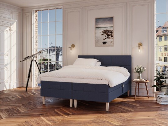 Nordic Dream Ragna Nordlys 180x210 Mørkeblå