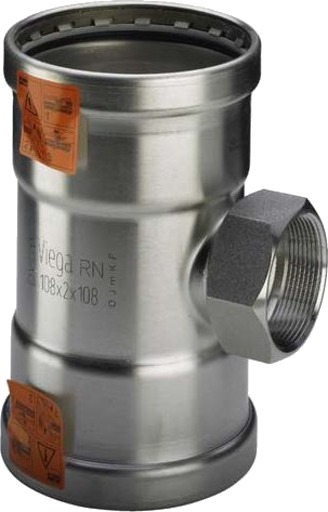 108,0 x 3/4" x108,0 mm Sanpress Inox Tee
