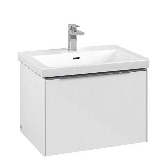 Villeroy & Boch Subway 3.0 Servantskap m/1 skuff 622x429x478 mm Hvit Høyglans Villeroy & Boch Subway 3.0 Servantskap m/1 skuff 622x429x478 mm Hvit Høyglans