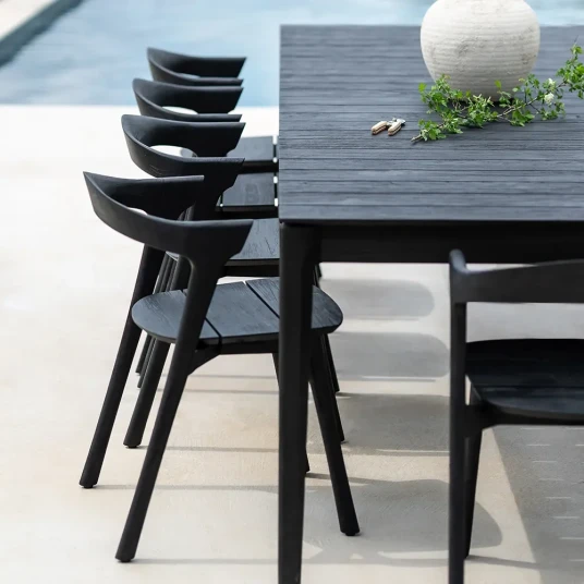 Ethnicraft Bok Spisebord 250 100 cm Black