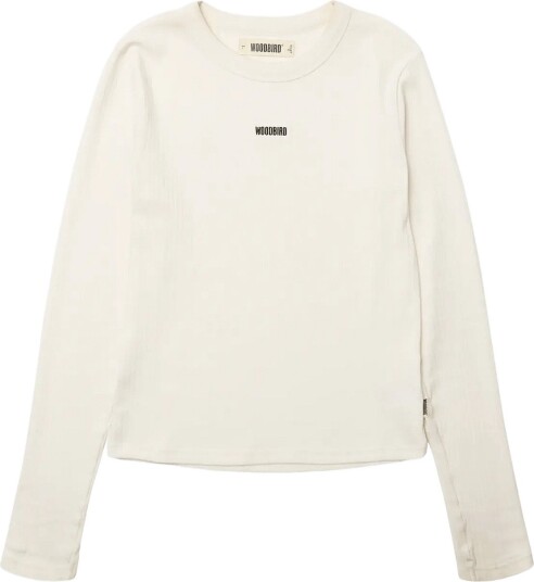 Woodbird Wbxao Ls Base Tee   Cream   M