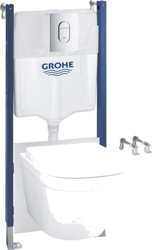 GROHE SOLIDO 4IN1 SET KOMPLETT INNBYGGINGSTOALETT GROHE SOLIDO 4IN1 SET KOMPLETT INNBYGGINGSTOALETT