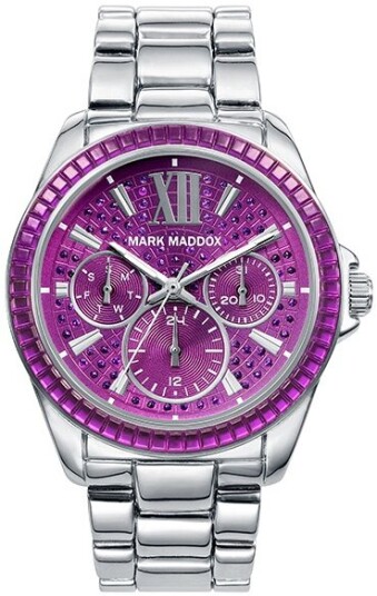 Mark Maddox Dameklokke MM6013 73 Classic Stål Ø39 mm