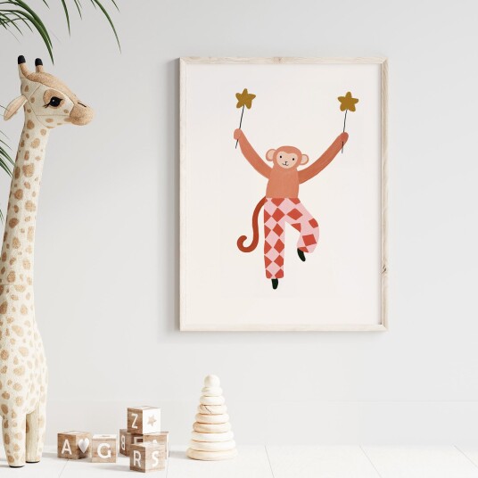 Plakat Leken ape