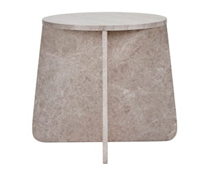 Marb Sidebord 40 x 48 cm Beige